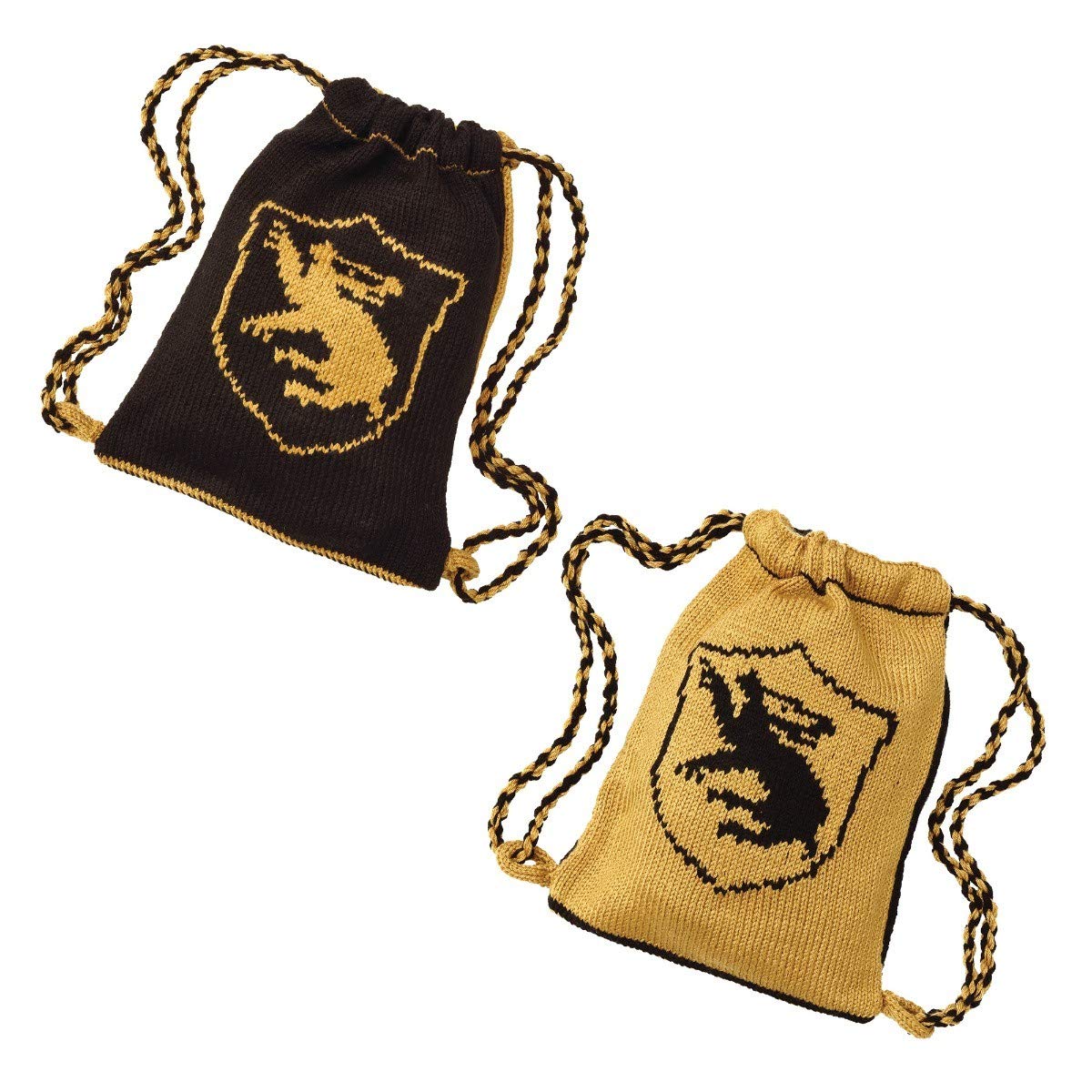 Eaglemoss Hero Collector Hogwarts Hufflepuff Reversible Backpack Knitting Kit | Harry Potter Wizarding World Knitting Kits | Model Replica