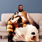 Jim Henson's Labyrinth Sir Didymus Fleece Fleece Softest Throw Blanket| Measures 60 x 45 Inches
