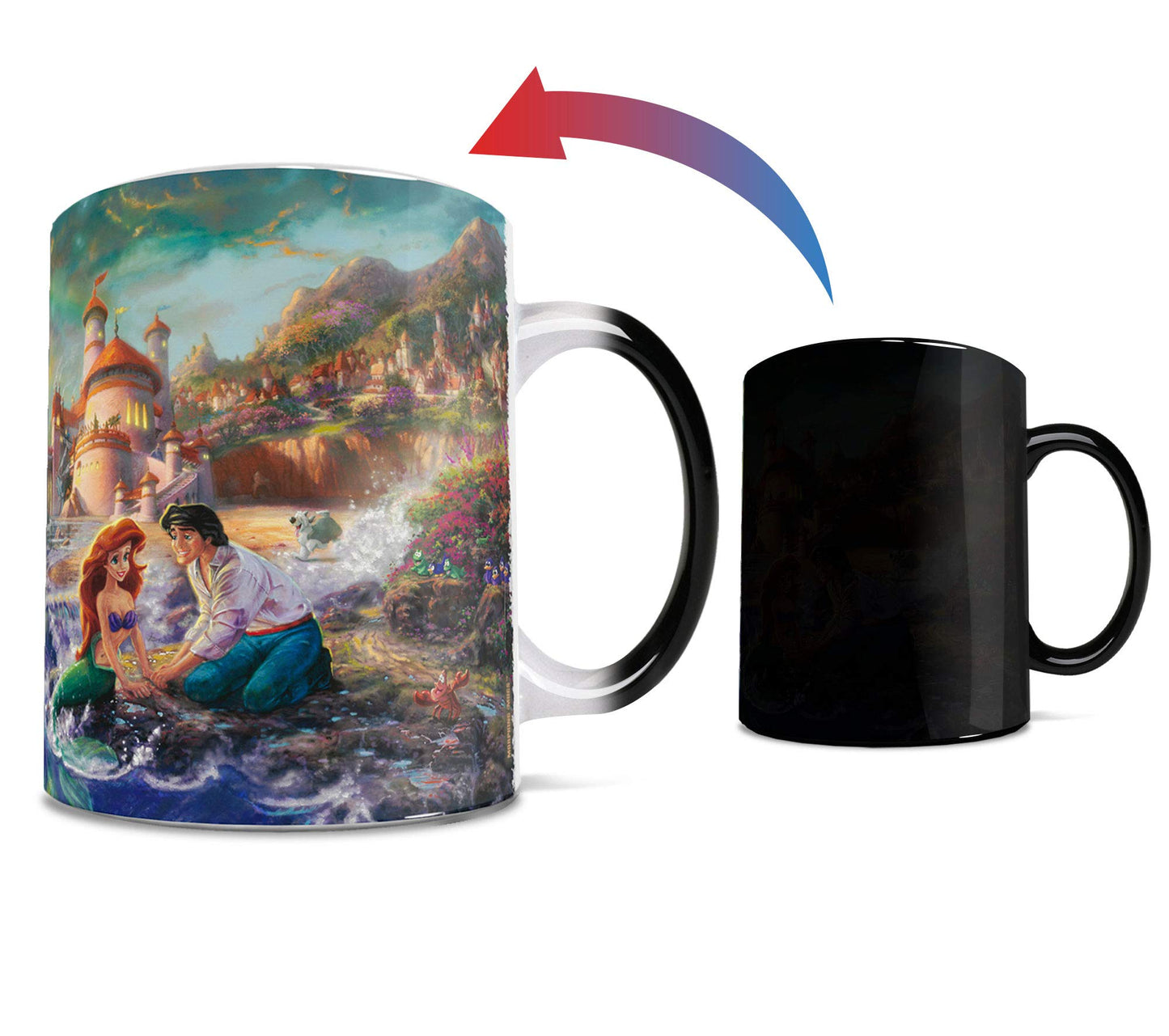 Disney – The Little Mermaid - Morphing Mugs Heat Sensitive Mug – Full image revealed when HOT liquid is added