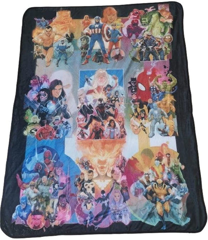 Marvel 80th Anniversary Fleece Throw Blanket