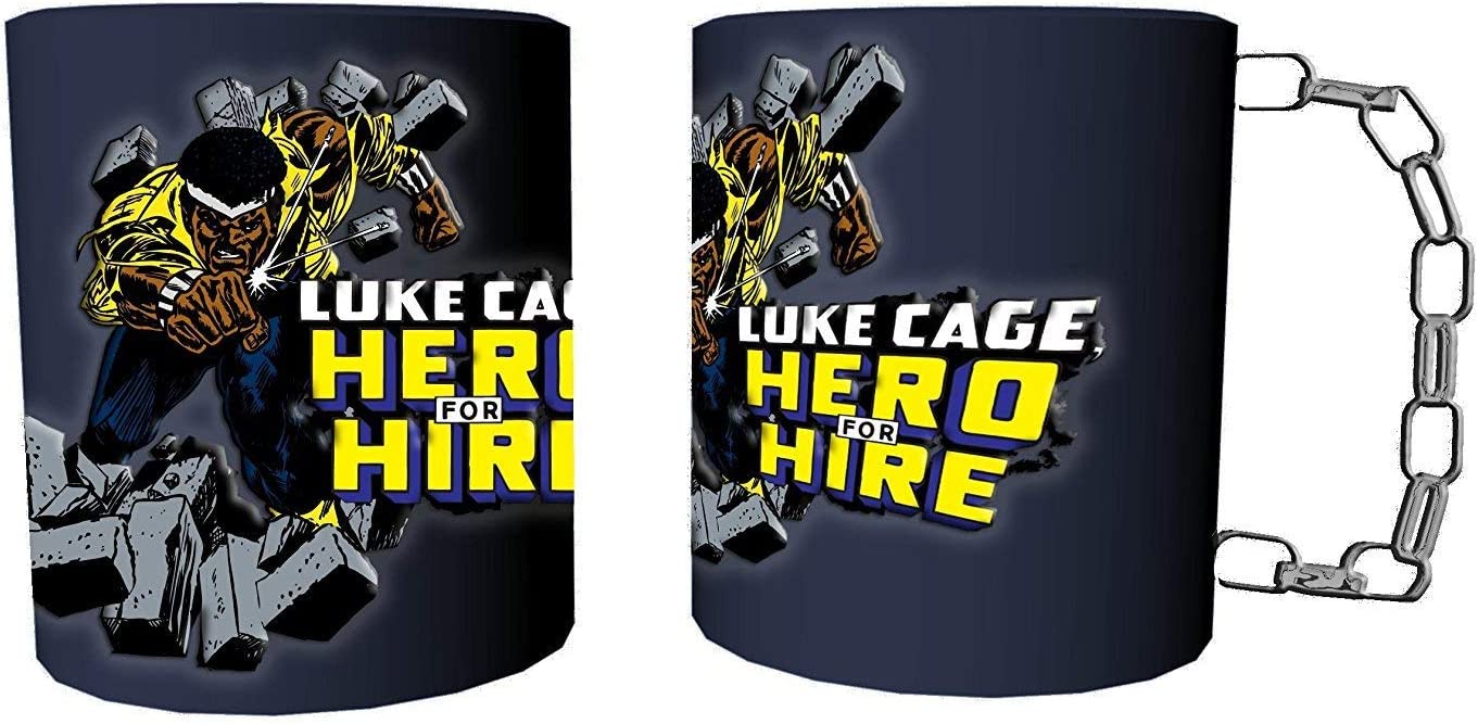 Surreal Marvel Luke Cage Chain Molded Coffee Mug
