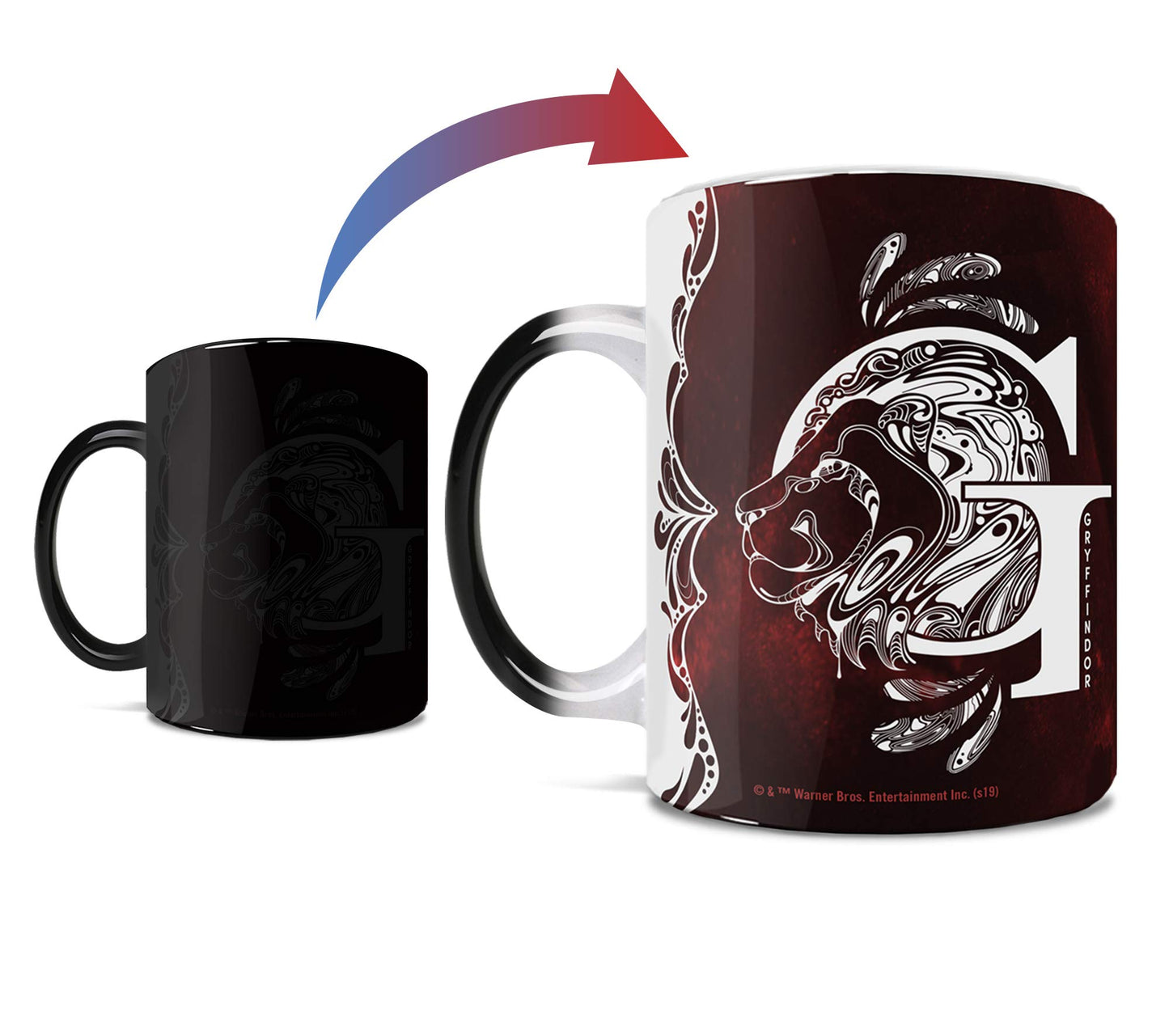 Harry Potter – Aguamenti House – Morphing Mugs Heat Sensitive Mug – Ceramic Color Changing Heat Reveal Coffee Tea Mug – by Trend Setters Ltd.…