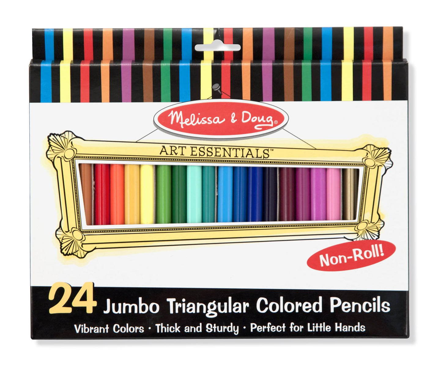 Jumbo Triangular Colored Pencils, Pack of 24