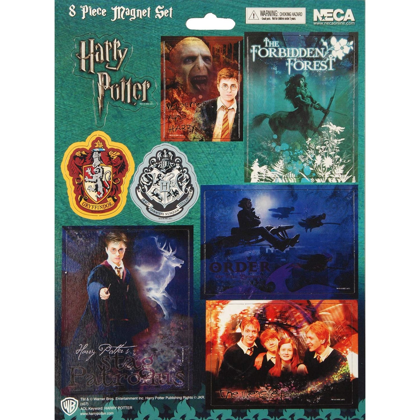 Harry Potter 8 Piece Magnet Set