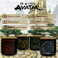 Avatar The Last Airbender Mug Set - Four Nations with Bamboo Lids - Perfect Gift for Fans of Aang, Katara, Sokka, and Zuko