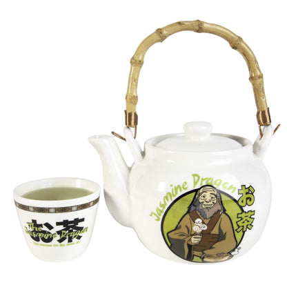 Avatar: The Last Airbender The Jasmine Dragon Tea Set - Ceramic Teapot & Tea Cup - Great Avatar Gift for Men and Women