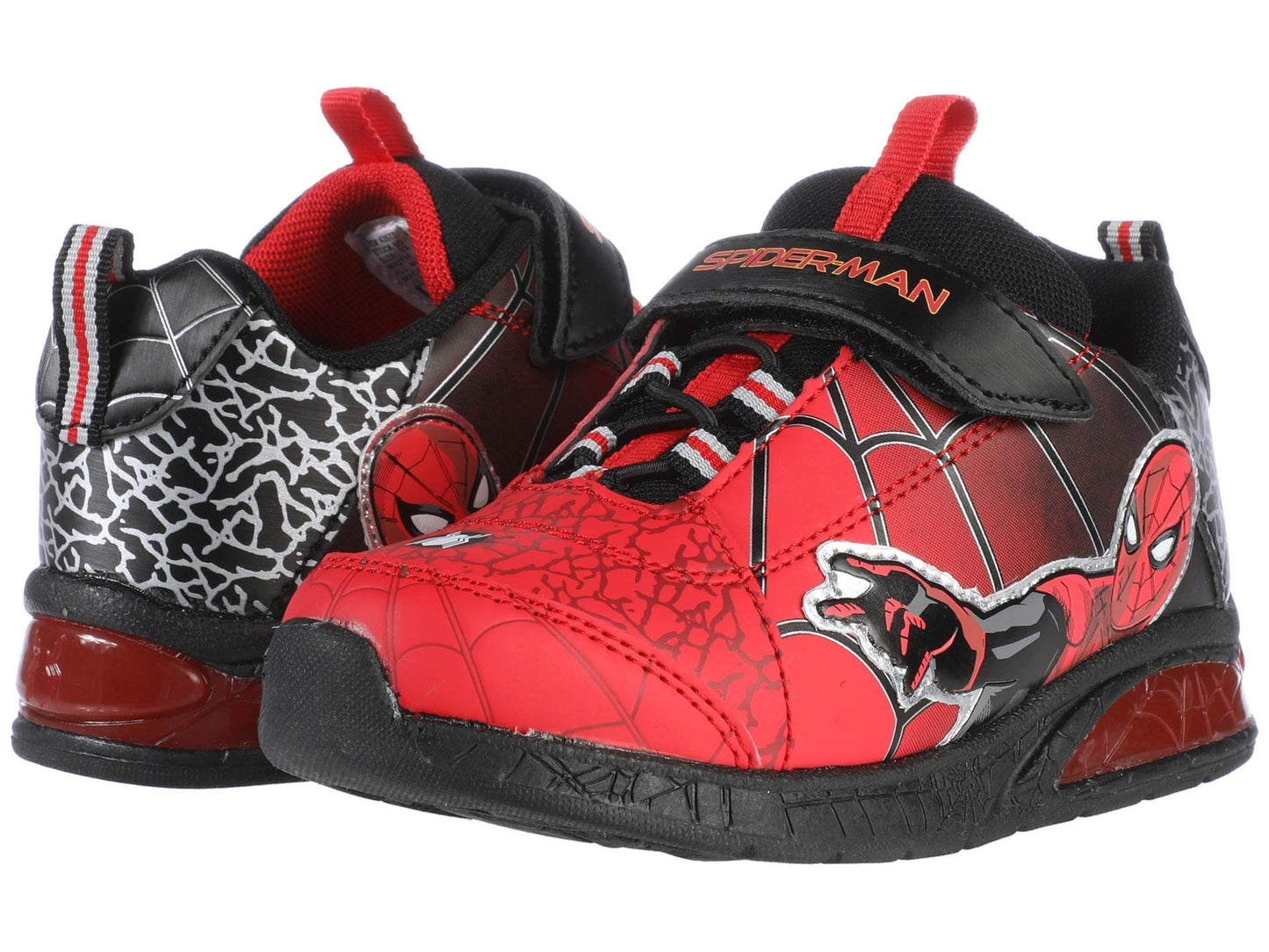 Favorite Characters Boy's Spiderman Lighted Athletic SPS387 (Toddler/Little Kid) Red 12 Little Kid M