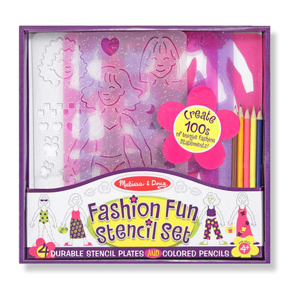 Melissa & Doug Fashion Fun Stencil Set