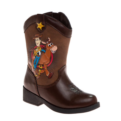Disney Pixar Toy Story Boy's Cowboy Boot (Toddler/Little Kid), Brown