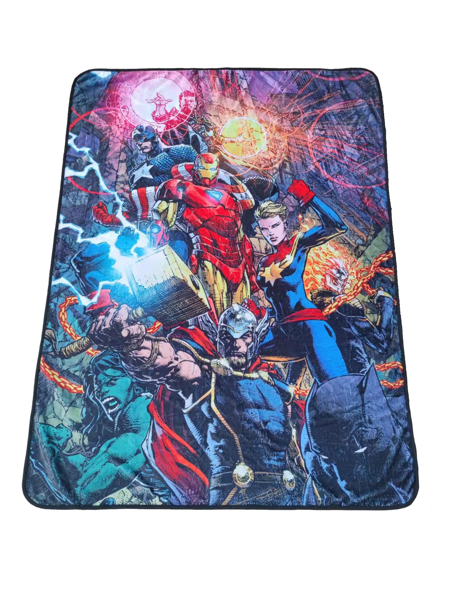 Marvel Avengers Fleece Softest Throw Blanket| Measures 60 x 45 Inches