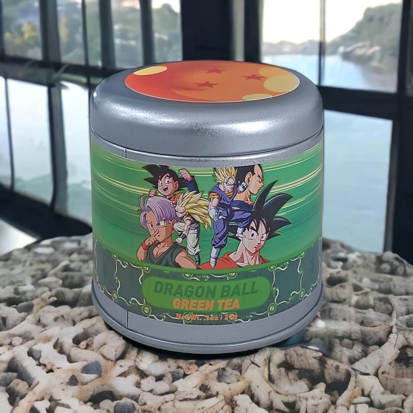 Dragonball Z Energy Green Tea Collectible Tin, 10 Total Tea Bags