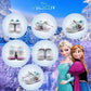 Disney Frozen 2 Girl's Lighted Athletic Sneaker, Silver/Blue/Lilac (Toddler/Little Kid)