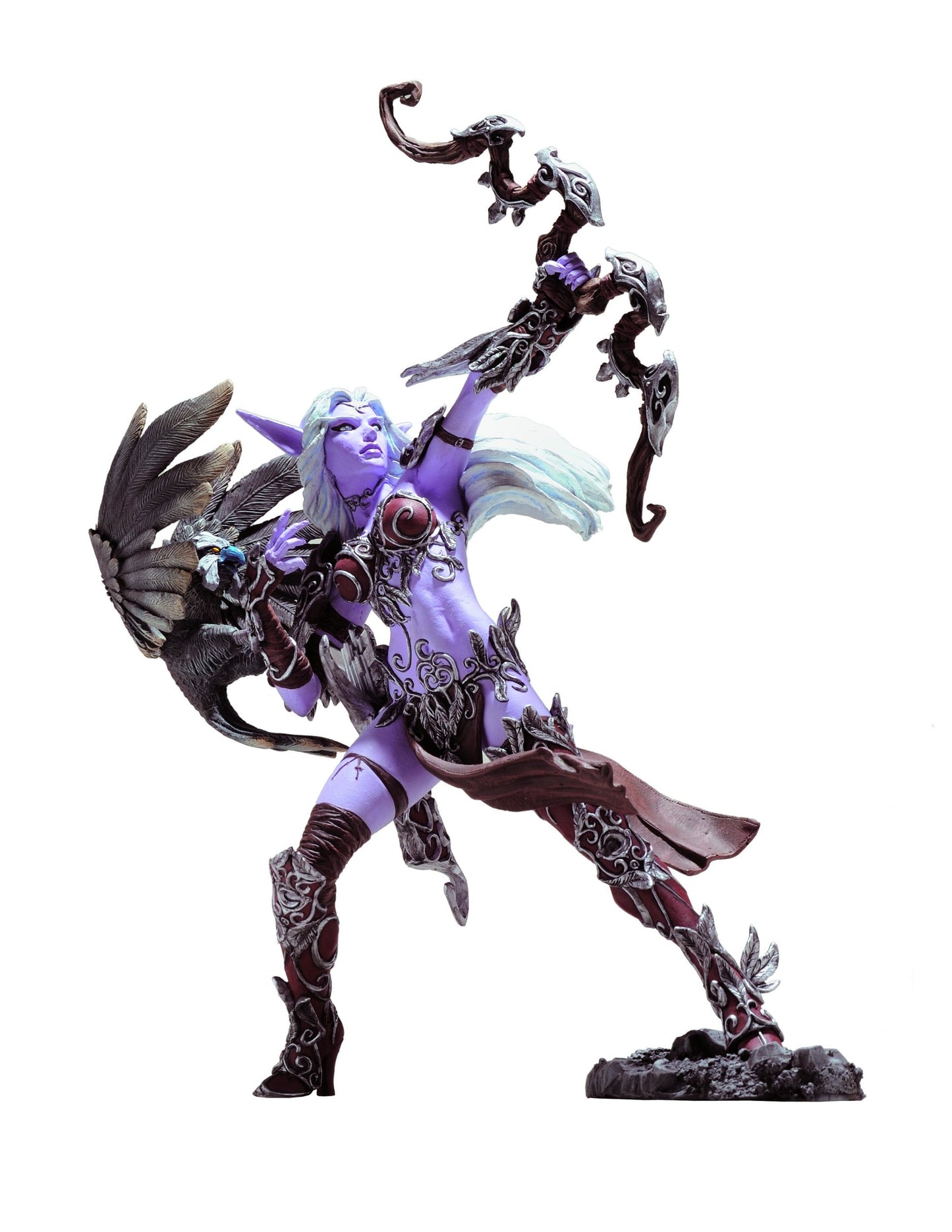 DC Comics World of Warcraft Series 5: Night Elf Hunter: Alathena Moonbreeze with Sorna Action Figure