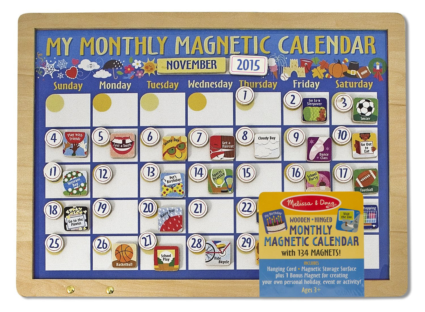 Melissa & Doug Deluxe Magnetic Calendar