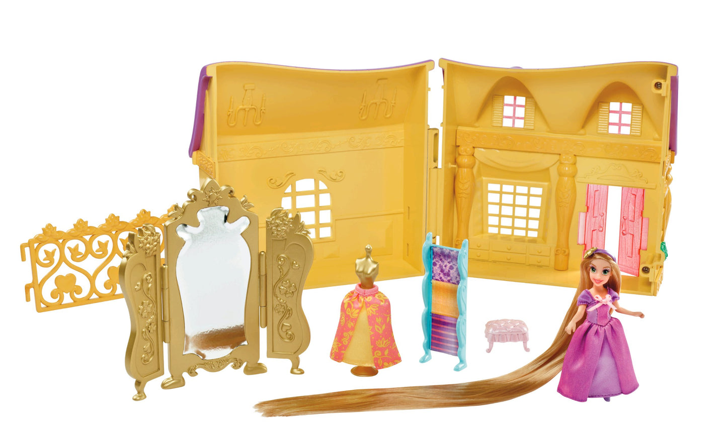 Disney Tangled Featuring Rapunzel Doll and Dress Shop
