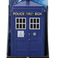 Doctor Who Tardis Cookie Jar with Light & Sound Effects - Activated by Pushing Lamp Or Closing Lid - Fun, Unique Home Or Office Kitchen Decor - Collectible Blue Police Box Time Machine Container