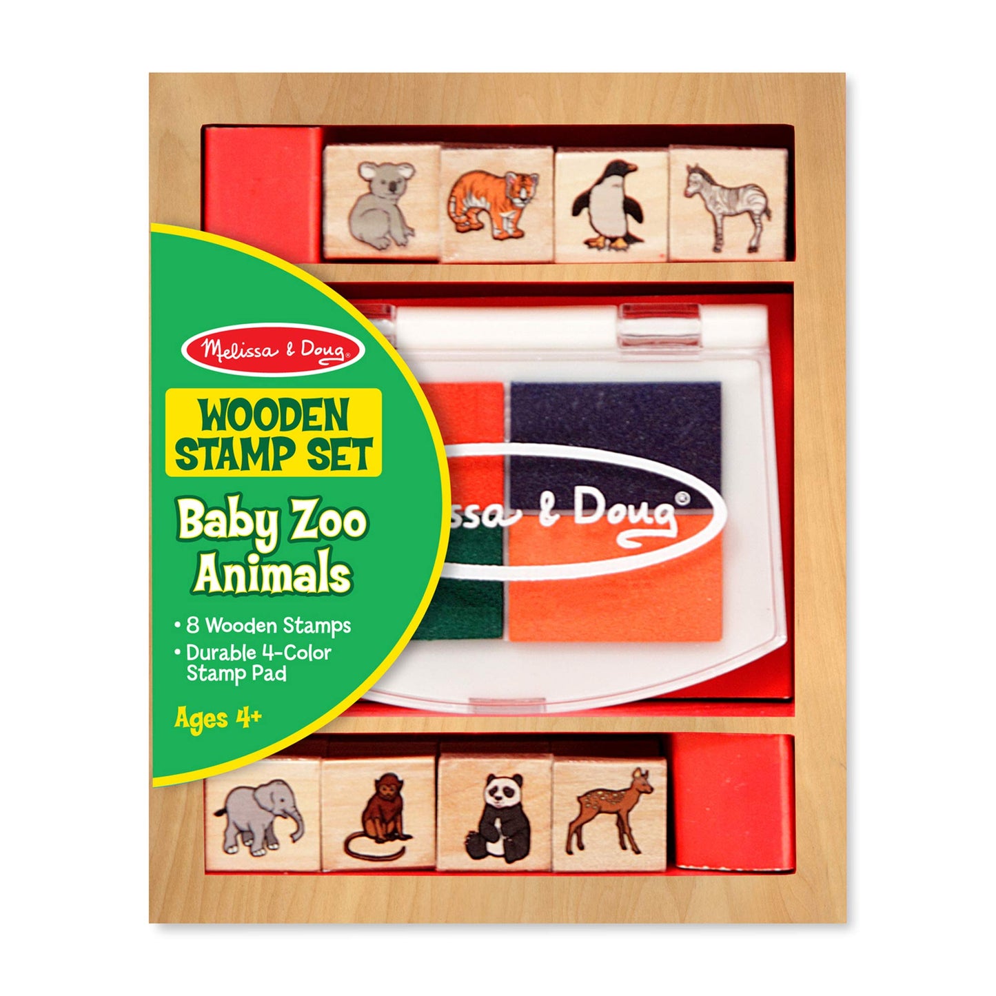 Melissa & Doug Baby Zoo Animals Stamp Set