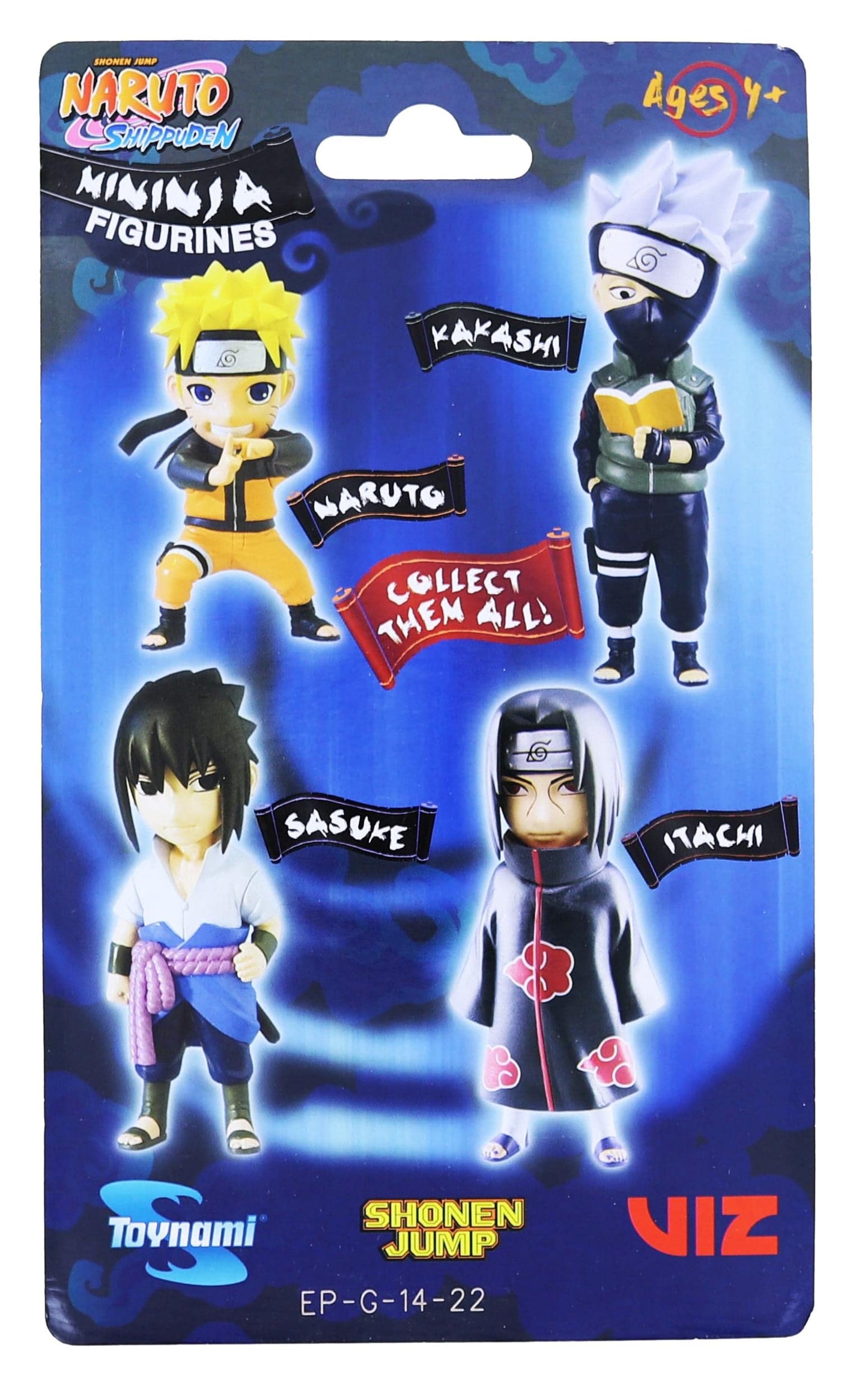 Naruto Shippuden Mininja Figurine Series 1 - Officially Licenced Naruto Figurine - Approx 4”