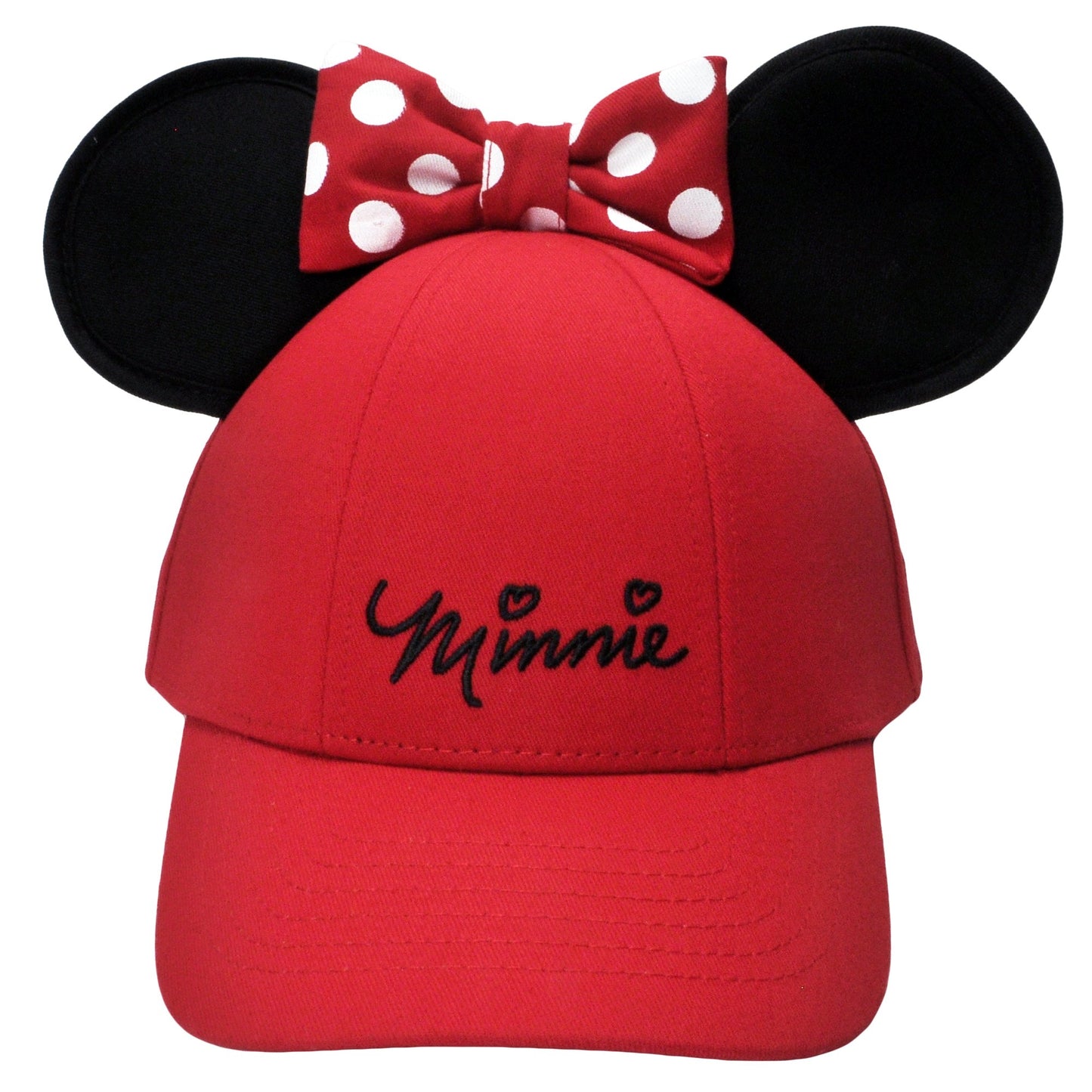 Disney Minnie Mouse Girls Youth Ears Cap, Red