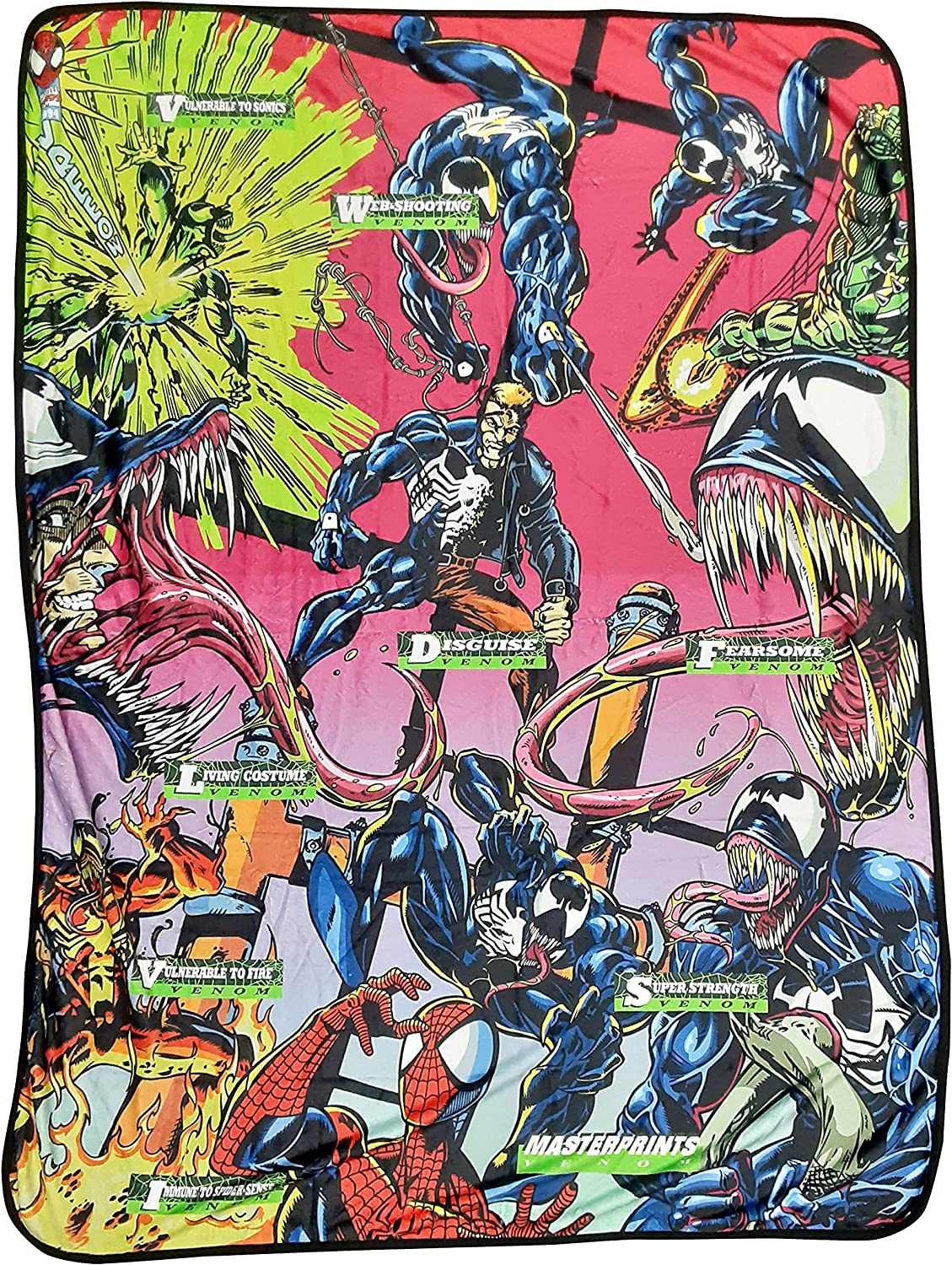 Marvel Venom Softest Throw Blanket| Measures 60 x 45 Inches