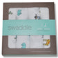 aden + anais Classic Muslin Swaddle Blanket 4 Pack, Baby Cakes (Discontinued by Manufacturer)
